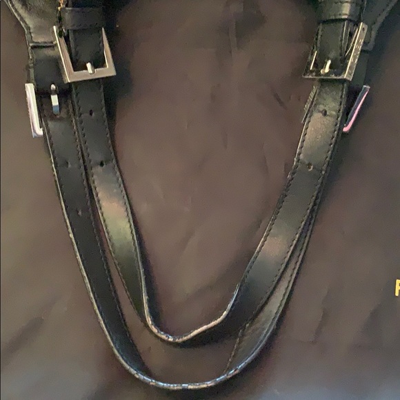 Authentic Fendi handbag bk leather, buckle closure - Picture 4 of 7